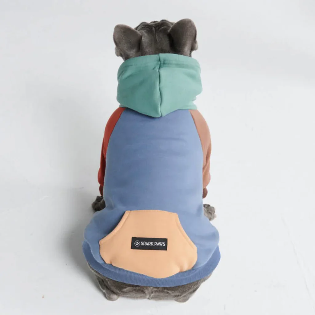 カラーブロック犬パーカー - Image 24