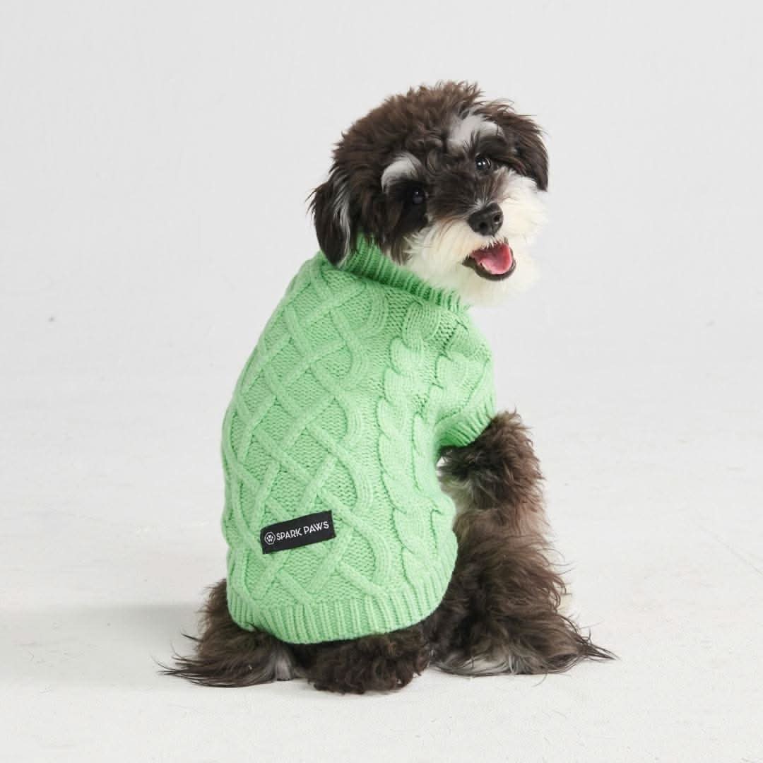 ケーブル編みの犬用セータ - Image 11