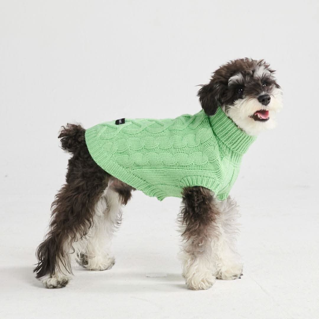 ケーブル編みの犬用セータ - Image 12