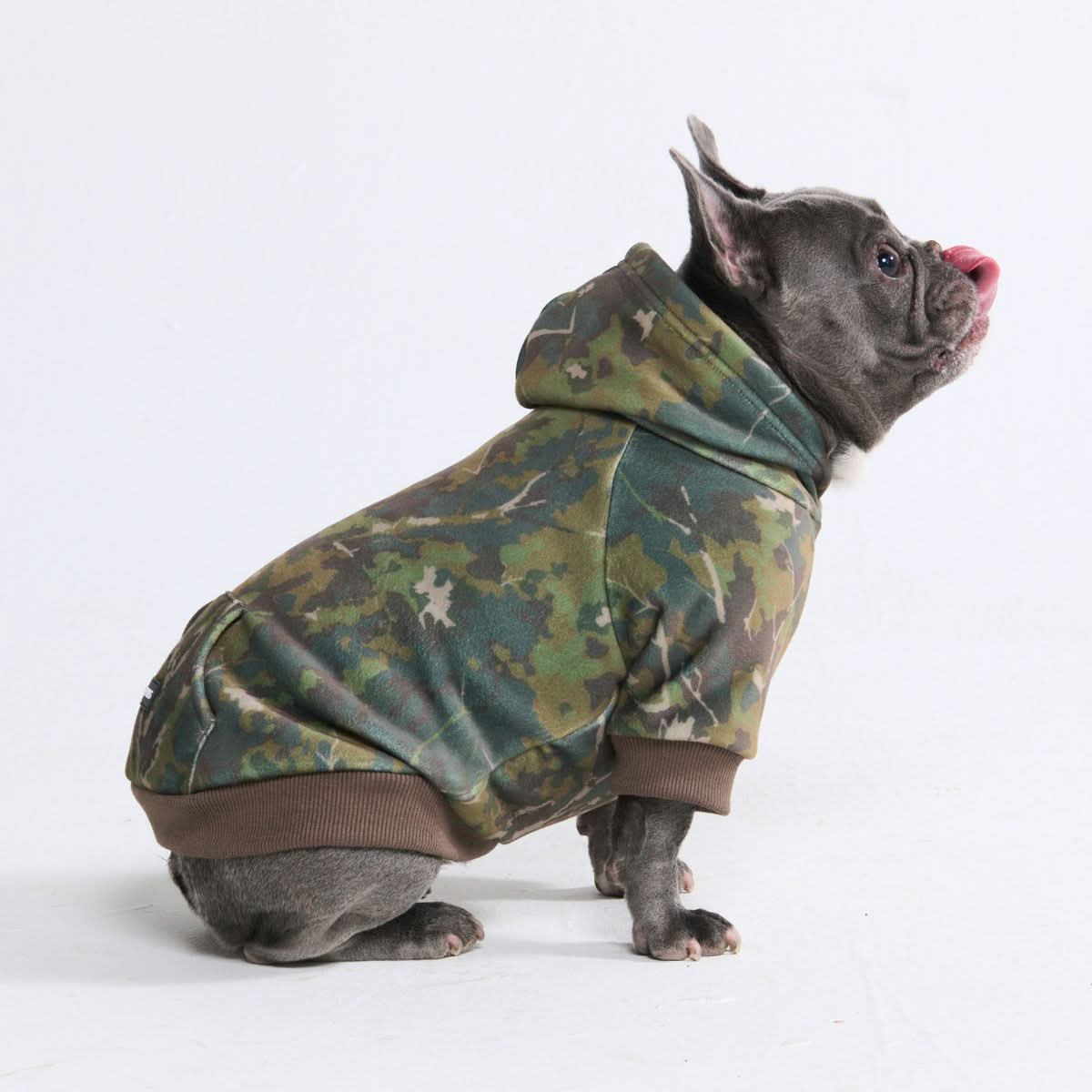 コンクリートウッド犬用パーカー – モス（苔）