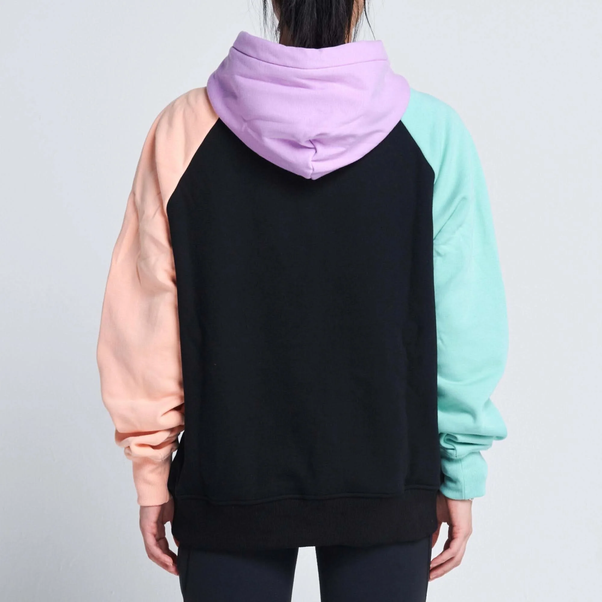 カラーブロックヒューマンパーカー - Image 4