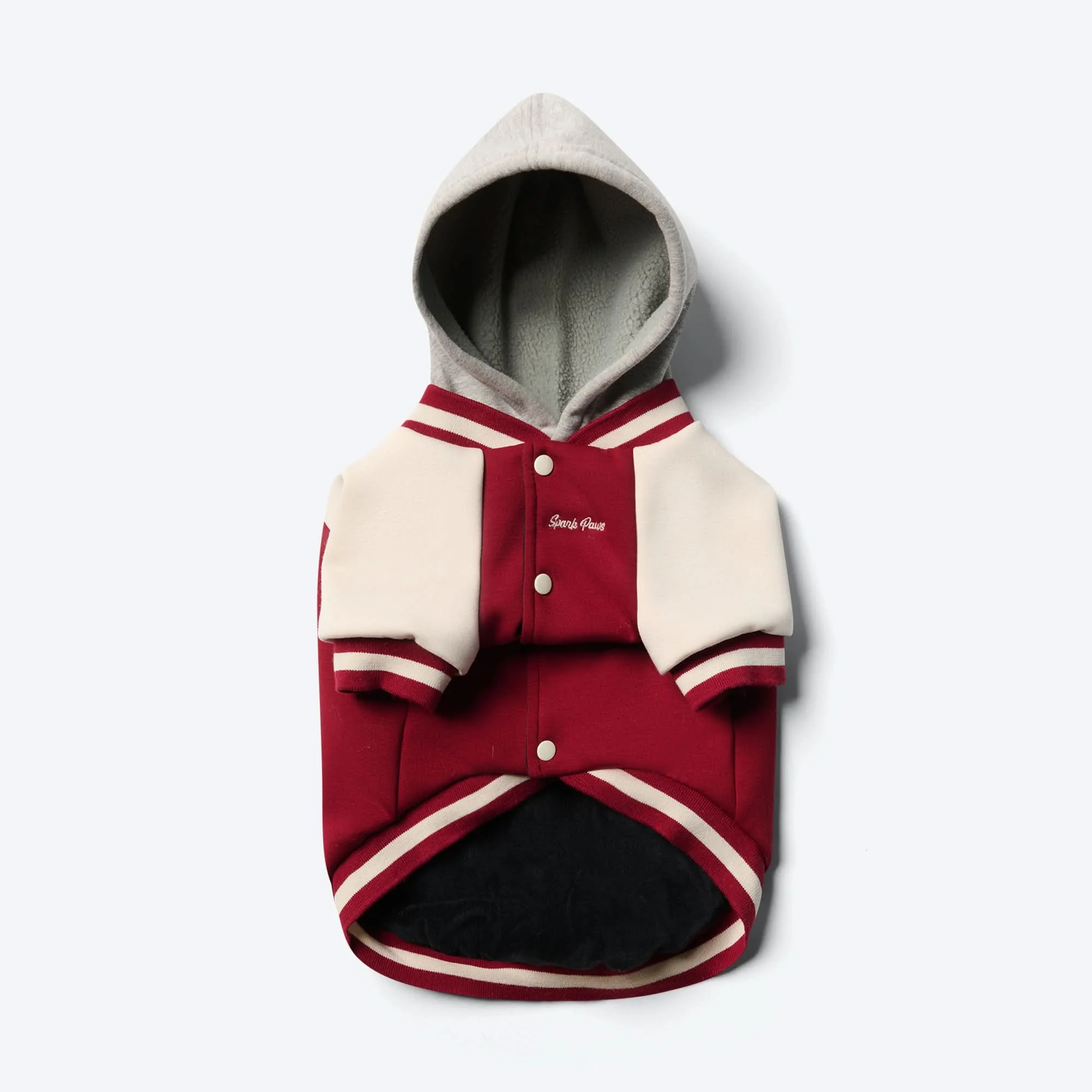 犬用バーシティ ジャケット - レッド - Image 3