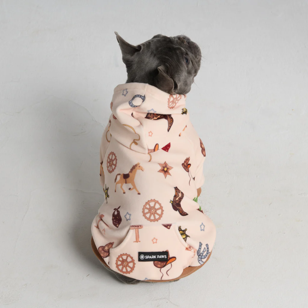 プリント入り犬用パーカー - Image 25