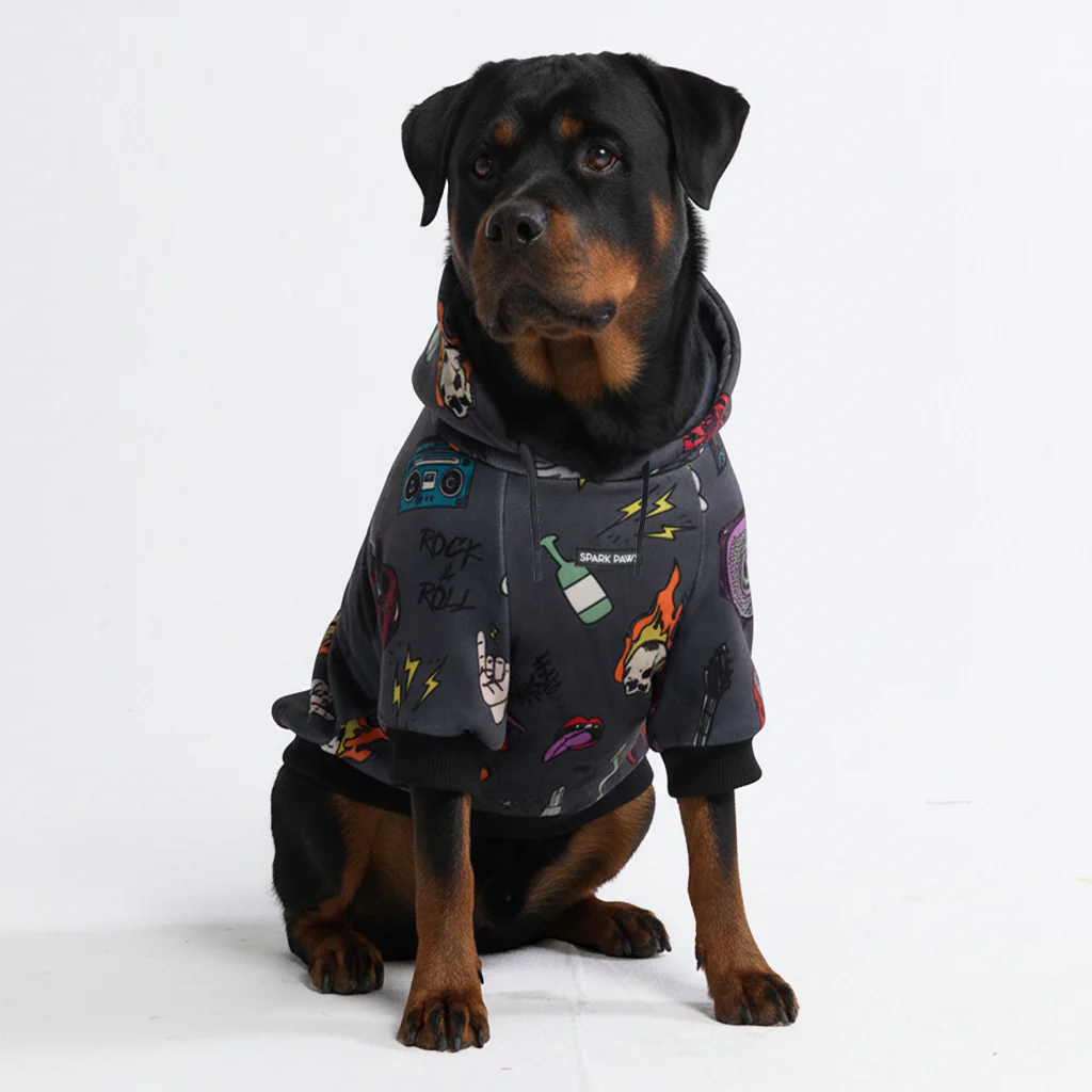 プリント入り犬用パーカー - Image 52