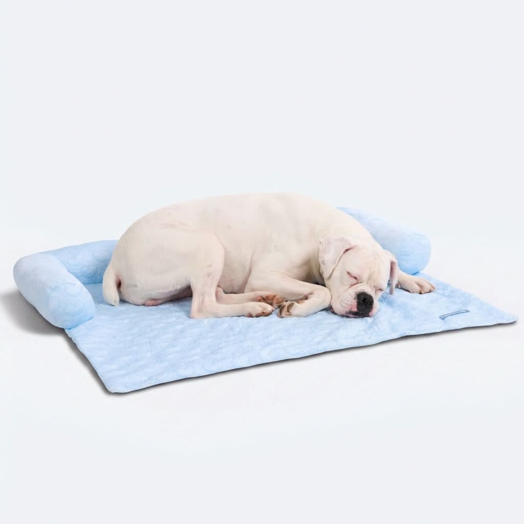 Frostcore™ 冷却ソファーカバー犬用ベッド - ハーツ・ブルー - Image 5