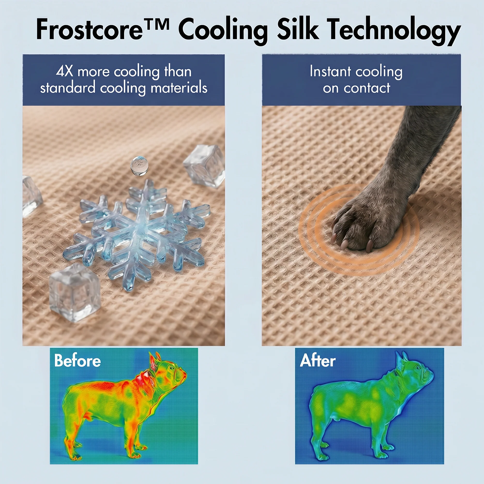 フロストコア™ 犬用冷却カーシートベッド - Image 29
