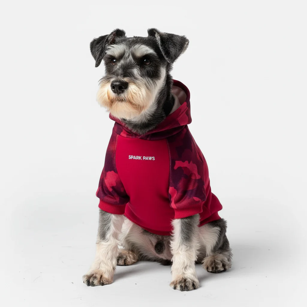 フューシャ カモ 犬用パーカー - Image 3