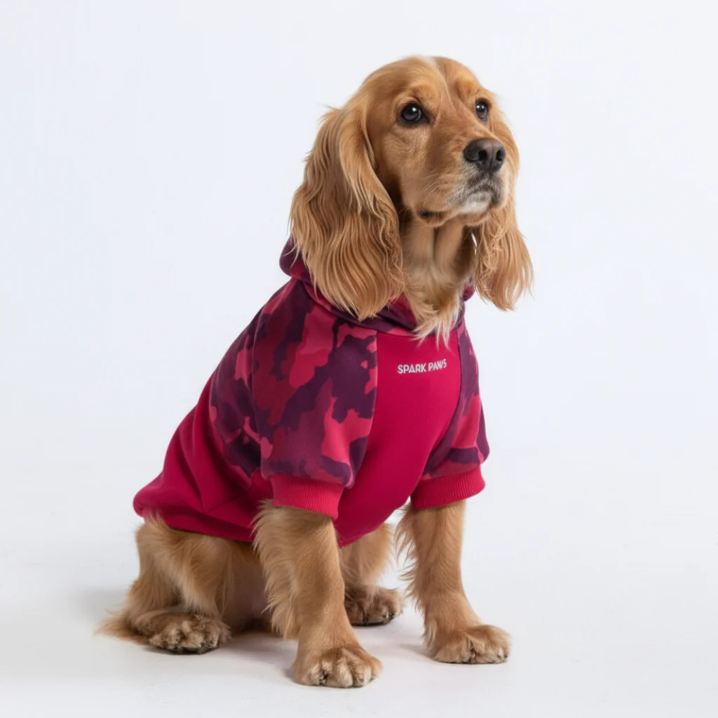 フューシャ カモ 犬用パーカー - Image 4
