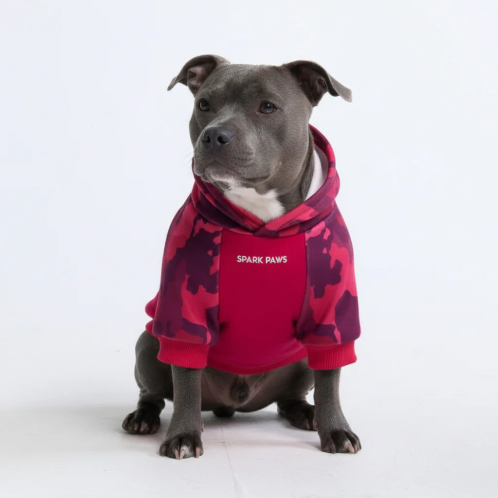フューシャ カモ 犬用パーカー - Image 6