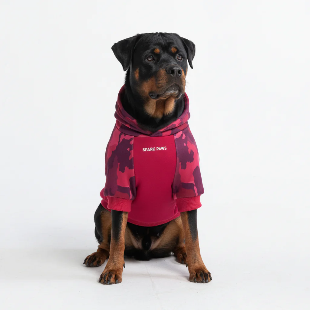 フューシャ カモ 犬用パーカー - Image 7