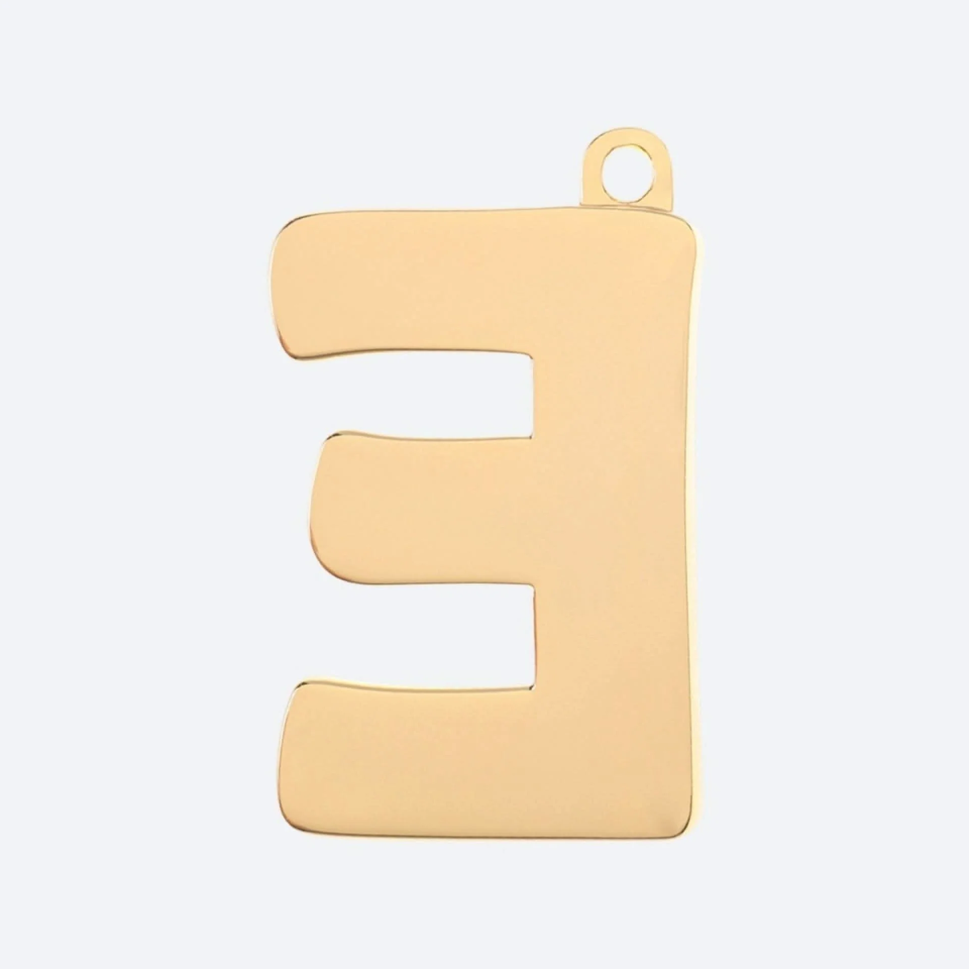 イニシャルジュエリータグ - E - Image 5
