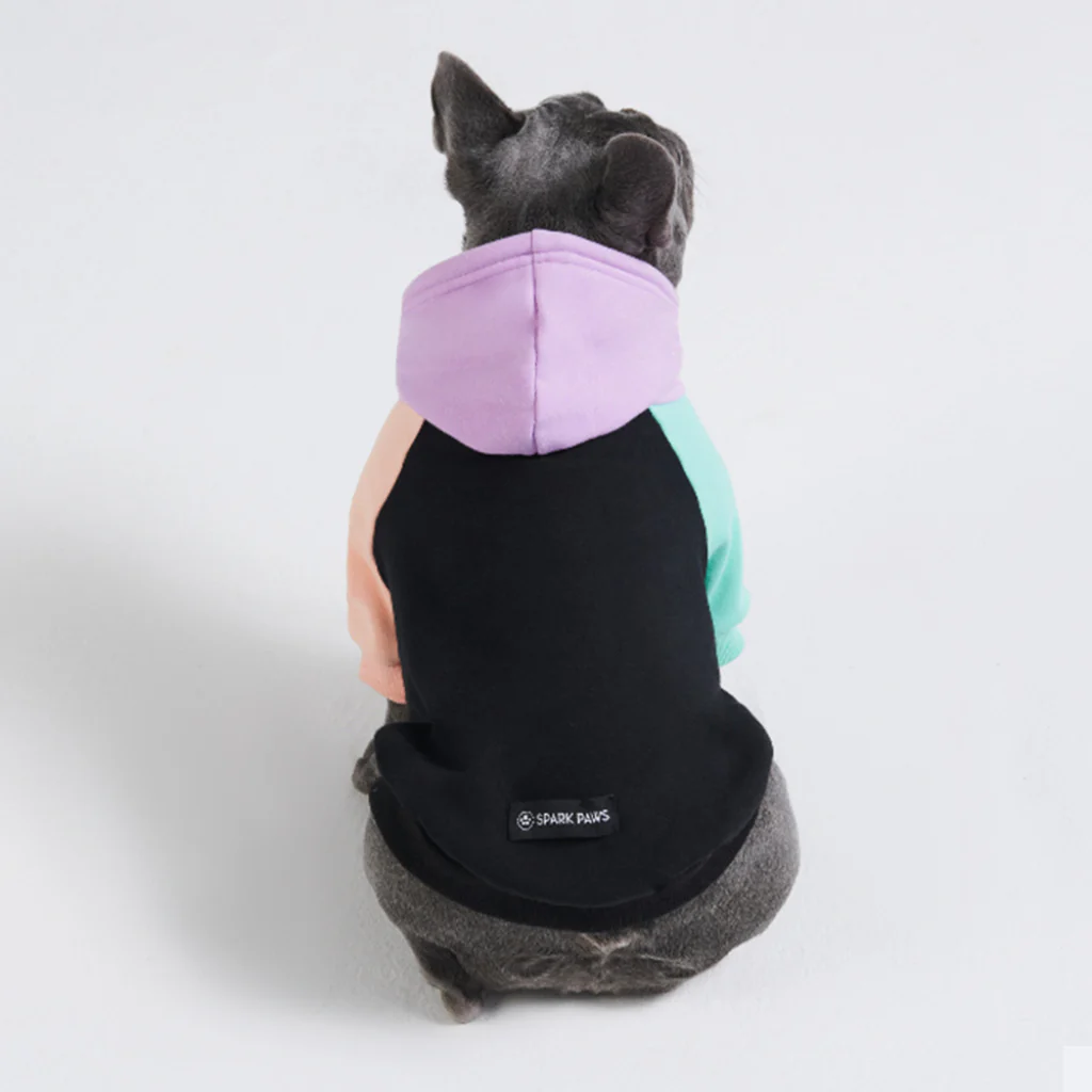カラーブロック犬パーカー - Image 10