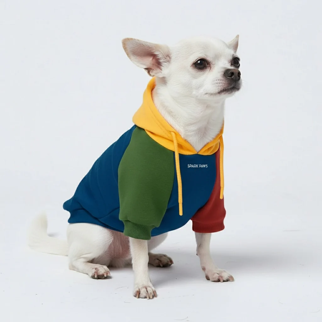 カラーブロック犬パーカー - Image 28