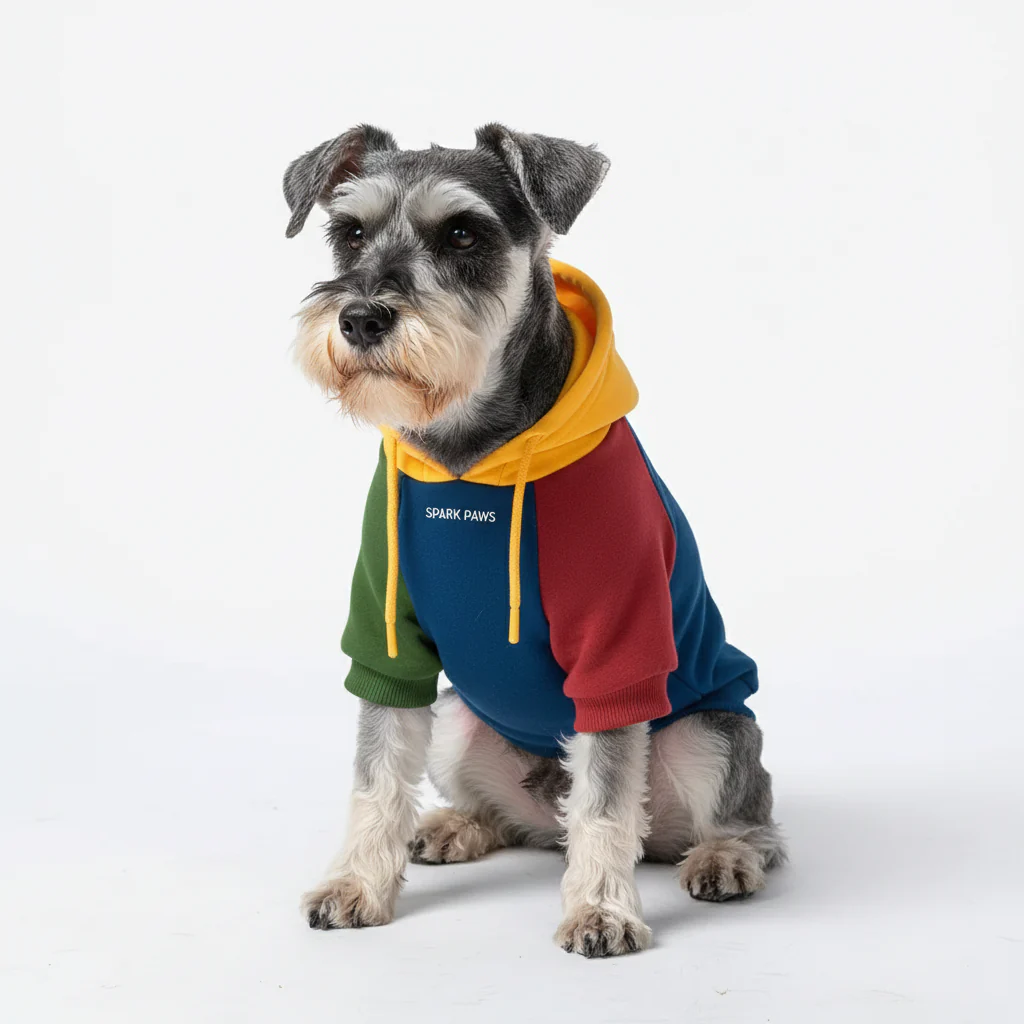 カラーブロック犬パーカー - Image 29