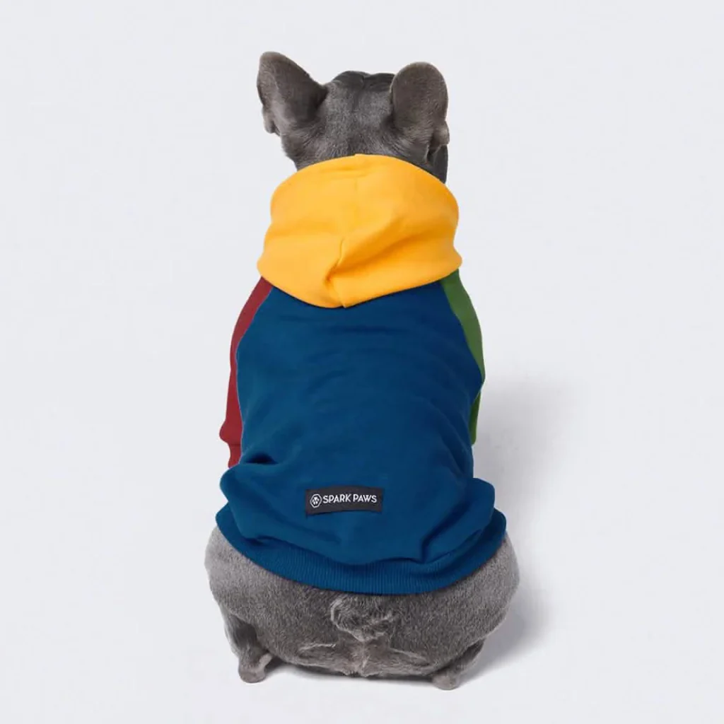 カラーブロック犬パーカー - Image 35