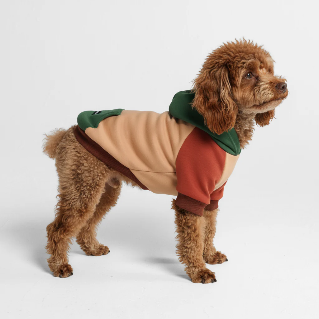 カラーブロック犬パーカー - Image 38