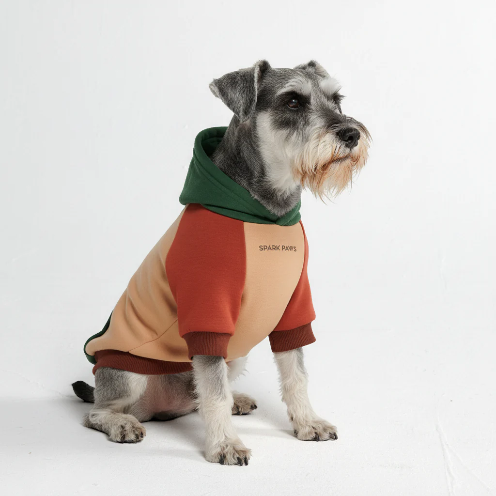カラーブロック犬パーカー - Image 39