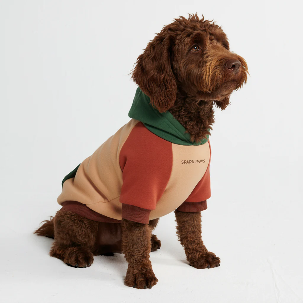 カラーブロック犬パーカー - Image 42