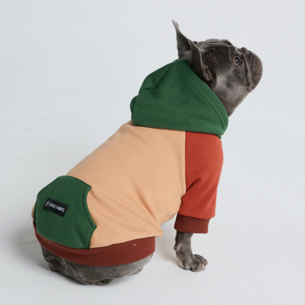 カラーブロック犬パーカー - Image 48
