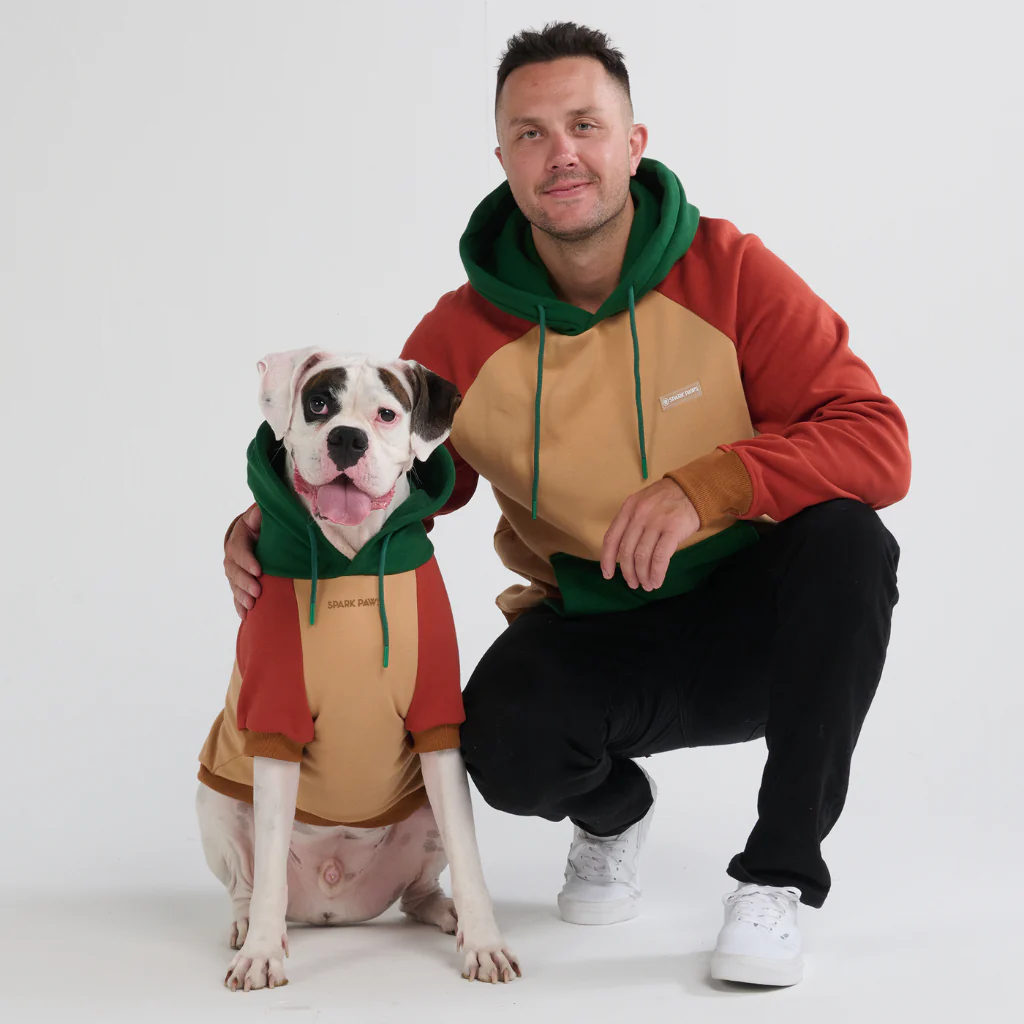 カラーブロック犬パーカー - Image 49