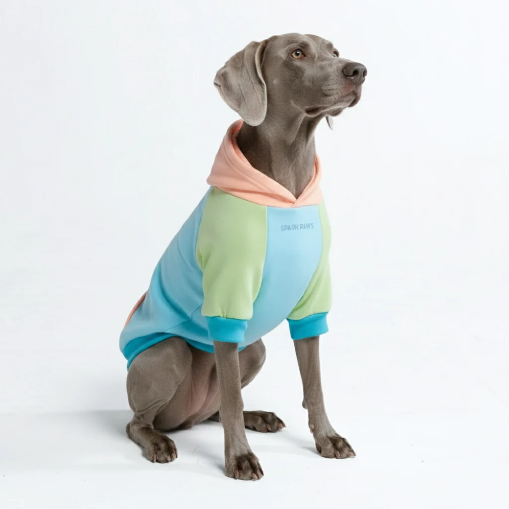 カラーブロック犬パーカー - Image 76