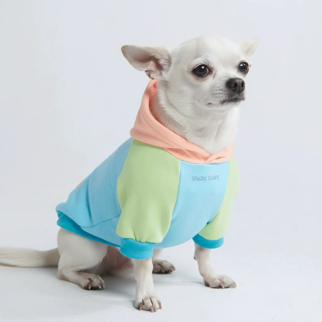 カラーブロック犬パーカー - Image 77