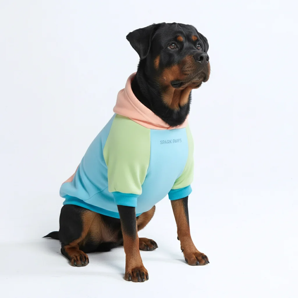 カラーブロック犬パーカー - Image 81