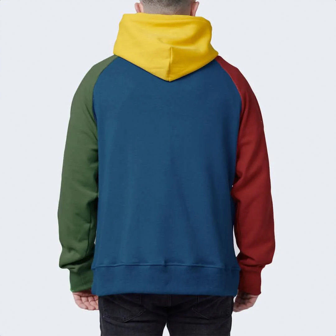 カラーブロックヒューマンパーカー - Image 12