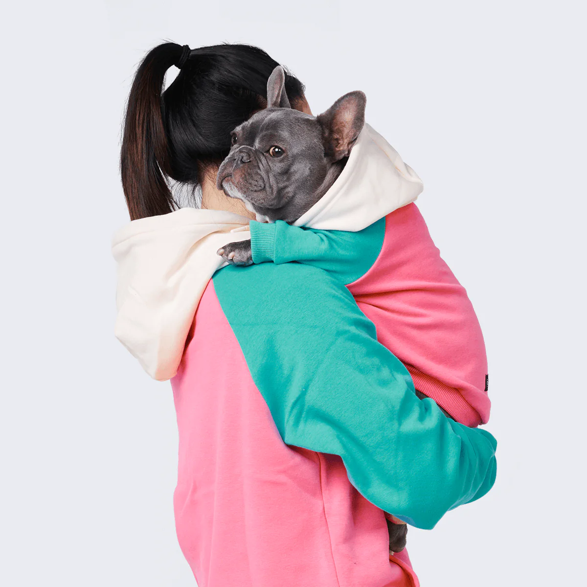 カラーブロックヒューマンパーカー - Image 32