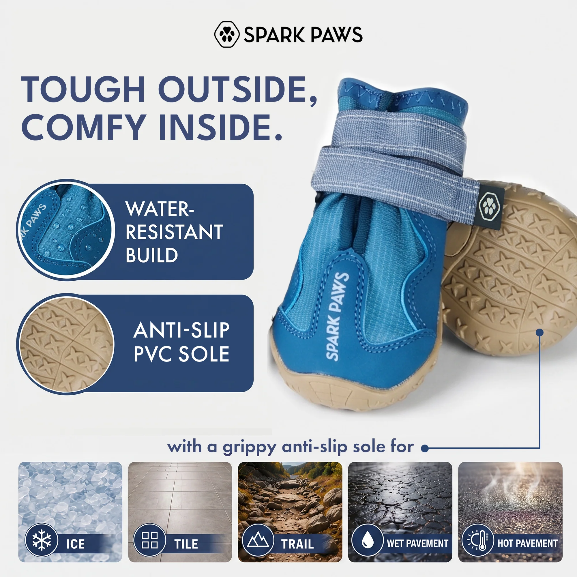 Spark Paws 365 – オールシーズン ドッグシューズ - Image 47