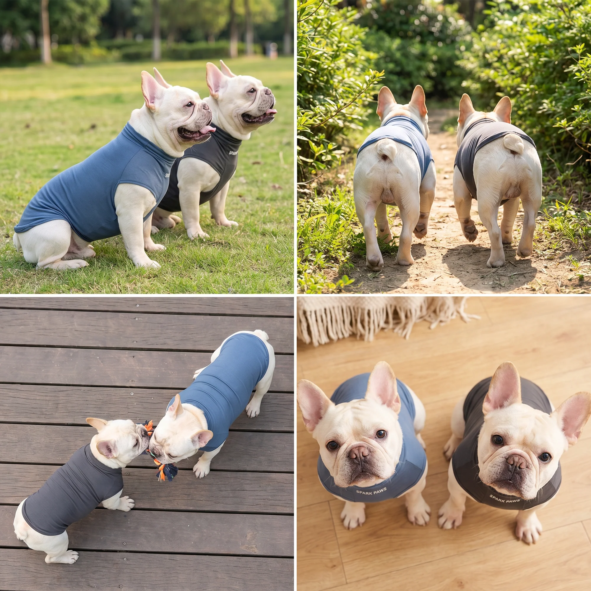 日焼け止め犬用Tシャツ(2枚パック) - - Image 88